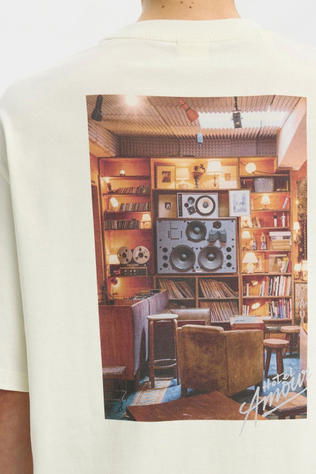 Selected T-Shirt Relaxaspen Egret