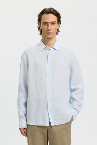 Selected Chemise Regkylian-Linen Bright White