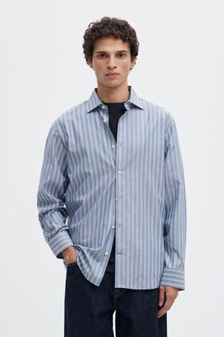 Hemd Slmregfinn Stripe Tex Hb Shirt Spread