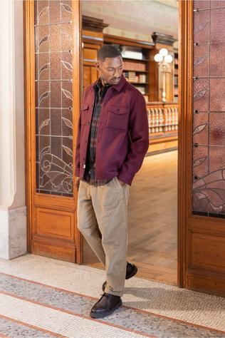 Pantalon Stretch Cord Relaxed
