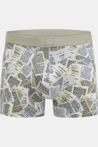 A-Dam Chaussettes Quarter Crew White Coffee Take Away size 41-50 Gray