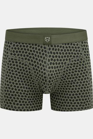A-Dam Chaussettes Quarter Crew White Coffee Take Away size 41-51 Green