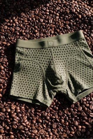 A-Dam Chaussettes Quarter Crew White Coffee Take Away size 41-51 Green