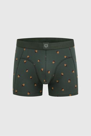A-Dam Boxershort Boxer Brief Dark Green Acorn Green