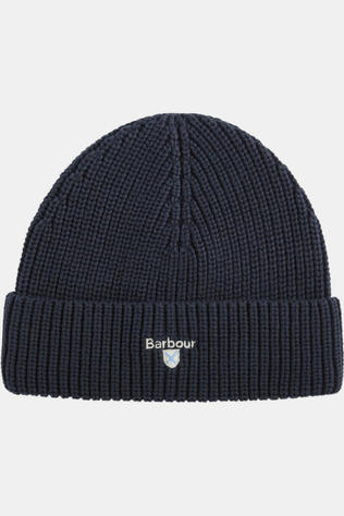 Barbour Muts Cascade Knitted Beanie Hat Navy