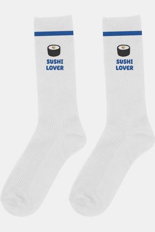 ATELIER PISTACHE Chaussettes Socks Sushi Lover - Women Size 36-40 white/blue