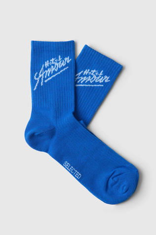Selected Chaussettes Morten Victoria Blue