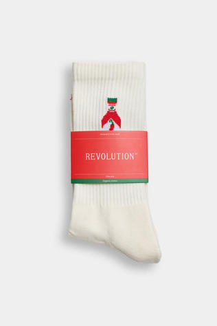 Revolution Chaussettes 8925 Chi White