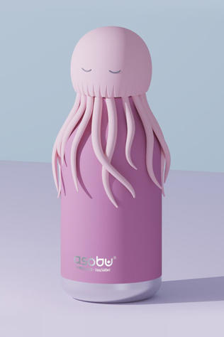 Asobu Gourde Drinkbeker Besties Reina The Jellyfish Jellyfish Pink
