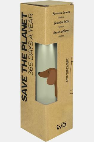 Drinkfles Stainless Steel Insulated Bottle. 500 Ml. Dog Desi