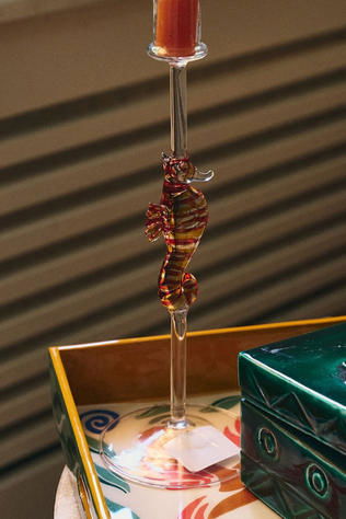 Anna+Nina Bougie Seahorse Candle Holder Multicolour