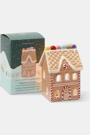PADDYWAX Kaars No. 10 Gingerbread House Style Incense & Tea Light Light Brown/Assorted / Mixed