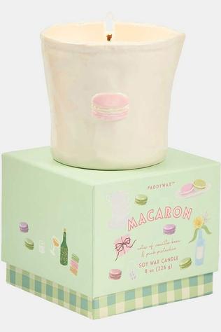 Bougie Bistro 8Oz/226G Macaron Ceramic Candle - Amber & P