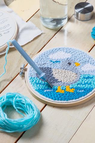 Kikkerland Gadget Pigeon Punch Needle None
