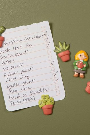 Gadget Plant Lady Magnets
