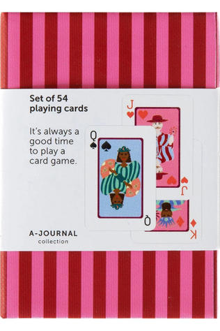 A-JOURNAL Speelgoed Playing Cards Stripes Stripes