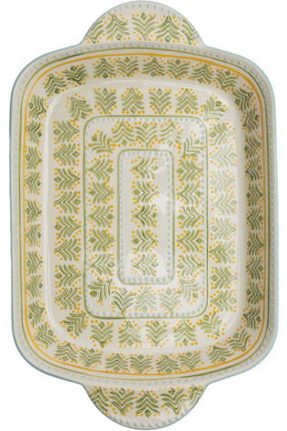 TRANQUILLO Keukengerei Ovenschaal Retro 45,5 X 25 X 6Cm Grün