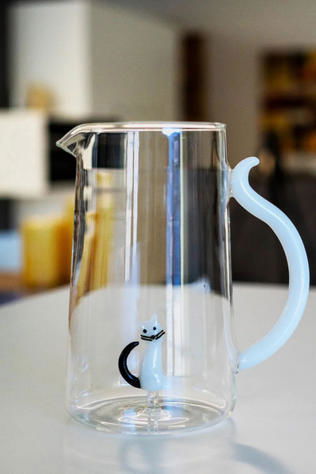 WD Lifestyle Ustensiles De Cuisine Borosilicate Glass Carafe. 1.5 L. Cat Geen