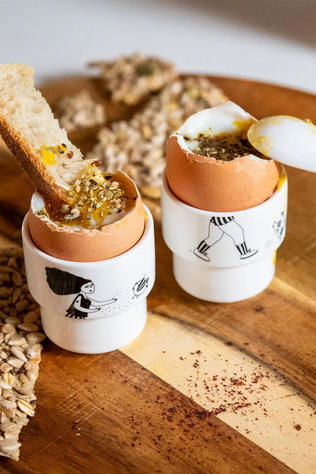 HELEN B Ustensiles De Cuisine Stapelbare Eierdopjes Feeding The Chicks (Set*2) Geen