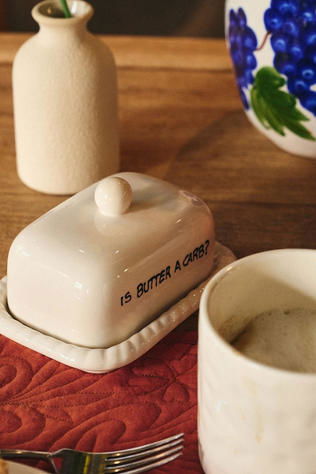 Anna+Nina Keukengerei Is Butter A Carb Butter Dish Black
