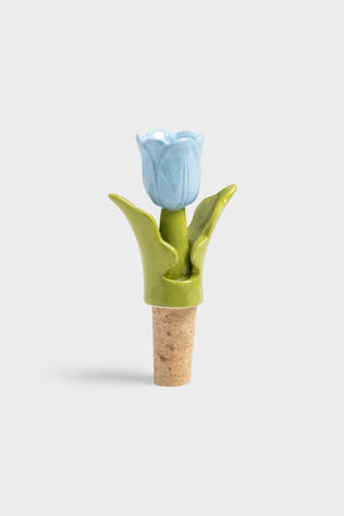 &KLEVERING Keukengerei Bottle Stopper Tulip Blue Blue