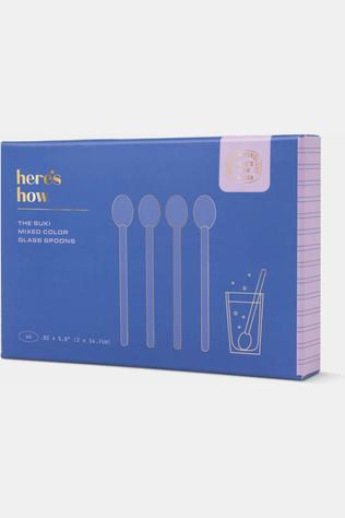 Ustensiles De Cuisine The Suki Glass Spoons - Set Of 2