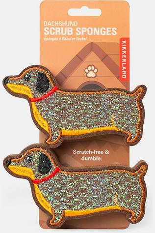 Keukengerei Dachshund Scrub Sponges