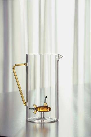 Keukengerei Borosilicate Glass Pitcher. 1.2 L. Submarine Figur
