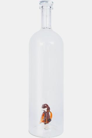 Keukengerei Borosilicate Glass Bottle With Stopper. 1.2 L. Dog