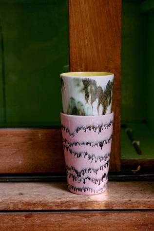 HKLiving Ustensiles De Boissons 70S Ceramics: Tea Mugs Baroque, Set Of 2 Baroque