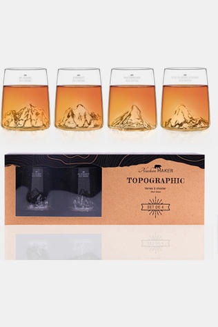 Alaskan Maker Beker Set Of 4 Shooters Mont Blanc Everest Matterhorn An Geen