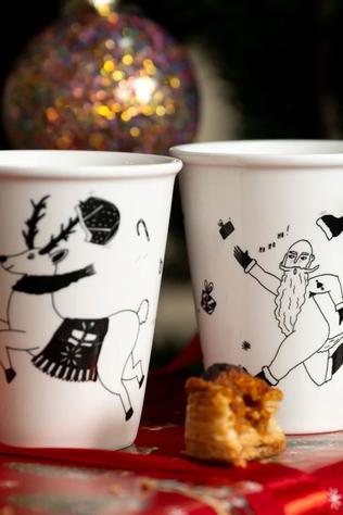 HELEN B Ustensiles De Boissons Naughty Rudolph Geen