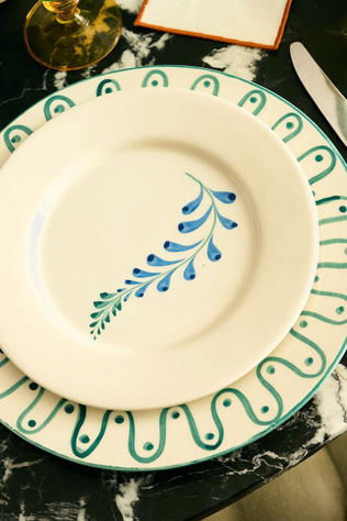 Anna+Nina Vaisselle Indigo Flora Breakfast Multicolour