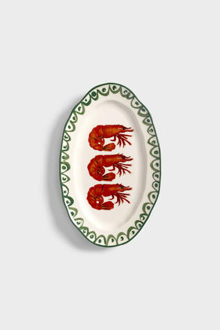 &KLEVERING Servies Platter Sirène Shrimp Multicolour