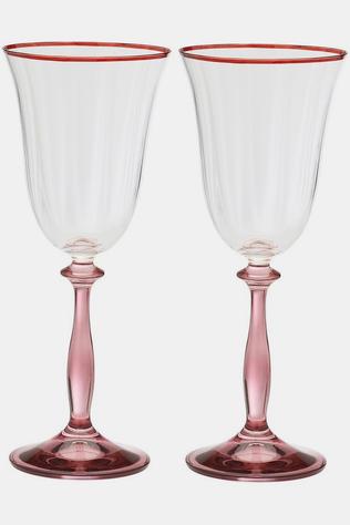 Vaisselle Clara Optic Wine Glass Set Of 2
