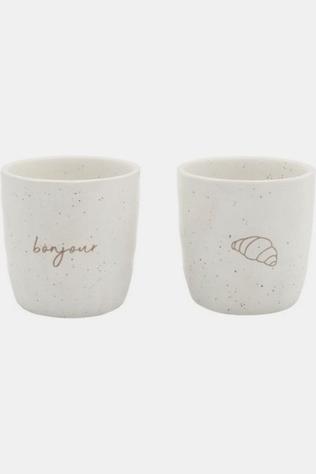 Servies Mugs Croissant - Bonjour, Set Of 2