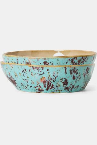 Vaisselle 70S Ceramics: Pasta Bowls, Patina, Set Of 2