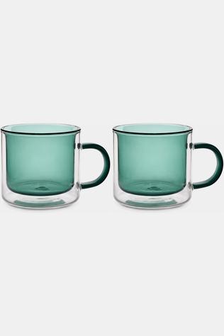 FDL ONA Vaisselle Mug 27Cl Double Wall Green Liv - Set/2 Green