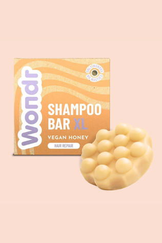 WONDR CARE Zeep/Scrub Vegan Honey  Xl Shampoo Bar Geen