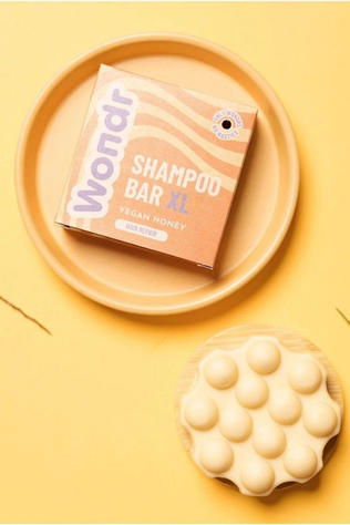 WONDR CARE Zeep/Scrub Vegan Honey  Xl Shampoo Bar Geen
