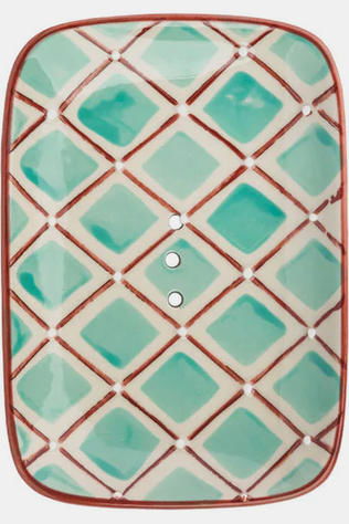 TRANQUILLO Persoonlijke Verzorging Zeepschaal Retro Flair Türkis