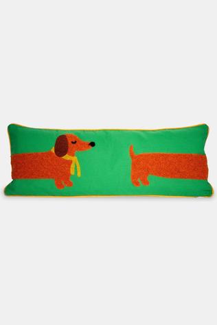 Coussin Decorative Cushion With Filling. 20 X 55 Cm. Dachs