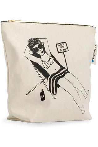 HELEN B Accessoire Textiles Toiletzak Don'T Talk To Me Geen