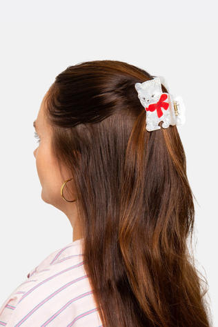 Textiel Accessoire Hair Claw Vintage Cat