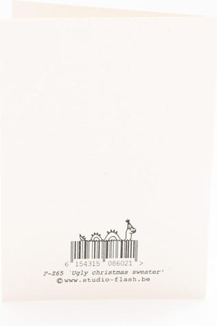 STUDIO FLASH Kerst Accessoire F-Z65 'Ugly Christmas Sweater Doggy Style' Geen