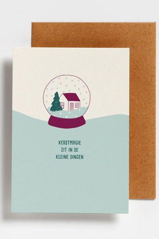 HELLO AUGUST Kerst Accessoire - Kerstmagie Zit In De Kleine Dingen Geen