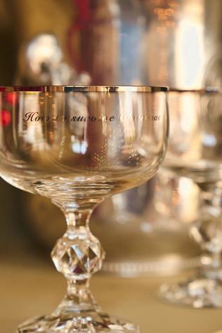 Anna+Nina Kerst Accessoire Surviving Christmas Cocktail Glass Set Of 2 White