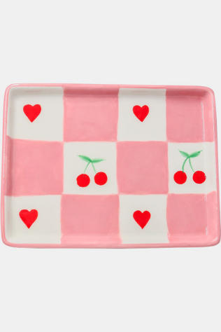 QUÉ RICO Home Organiser Tray Javier - Cherry Charm Cherry Charm