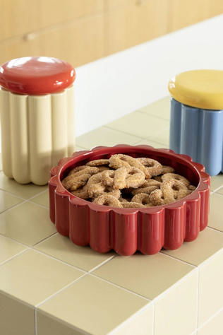 &KLEVERING Home Organiser Jar Charlo Blue Blue