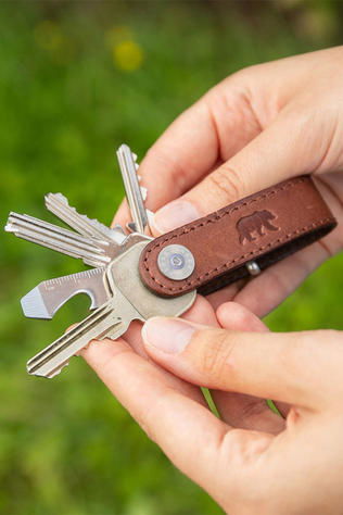 Alaskan Maker Huis Accessoire Key Organizer Loop Cognac